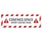 Signmission Confined Space Entry Fatal 18in Non-Slip Floor Marker, 16" x 16", FD-2-R-16-99858 FD-2-R-16-99858 - alternate 1
